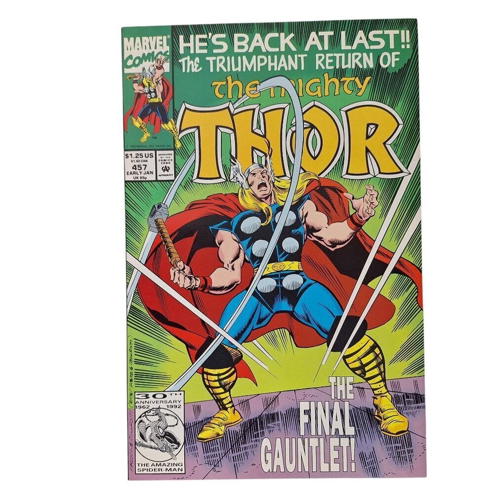 Marvel The Mighty Thor Comic Book #457 1992 Collector